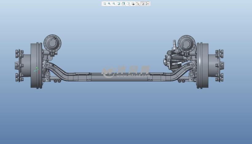 汽车前桥模型图