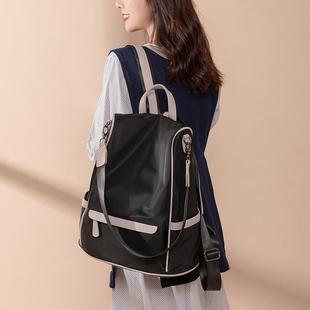韩版牛津布百搭旅行帆布包珂尔袋鼠背包女防盗双肩包女潮2021新款
