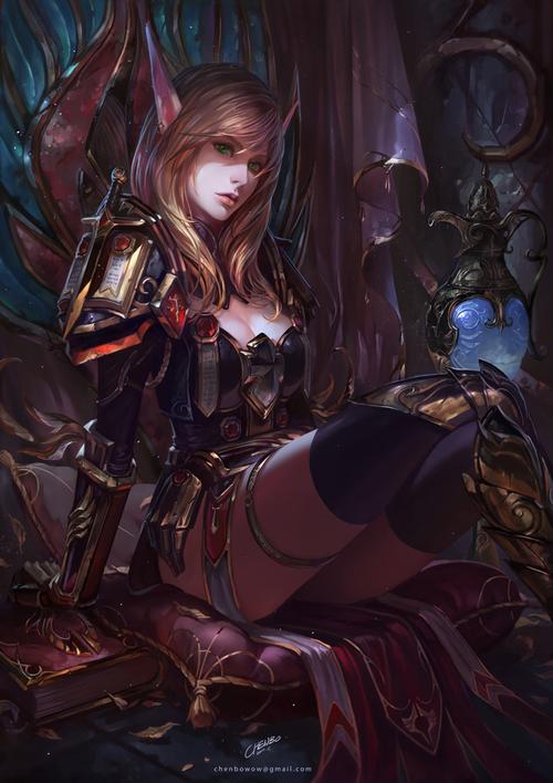 各位大大求两张大领主的壁纸!最好是女血精灵的