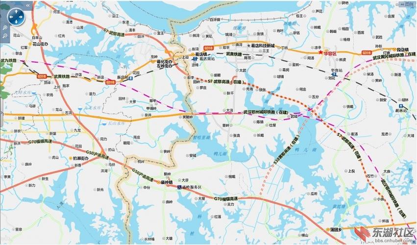 权威发布:武汉/鄂州/黄石/黄冈城际铁路,城际高速线路