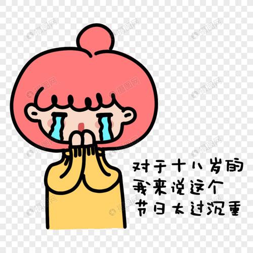 三八妇女节女生节伤心哭表情包