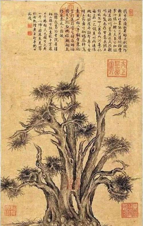 《嵩阳汉柏图》