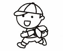 简笔画 > 正文  详情介绍: 小学生的简笔画画法步骤图解:   6,上学开