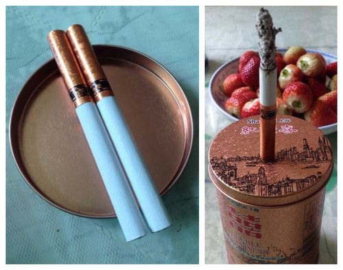 红双喜(上海纪念罐)香烟价格表图,多少钱一包?