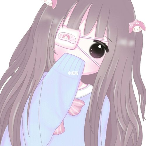 敲可爱的软妹子.菜菜_原创_素材_素材其他