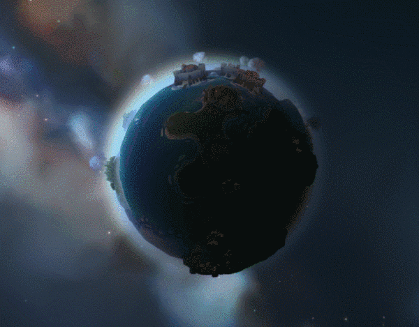 视角旋转:鼠标左键(中键也可以)按住星球拖动,即可实现视角的任意旋转