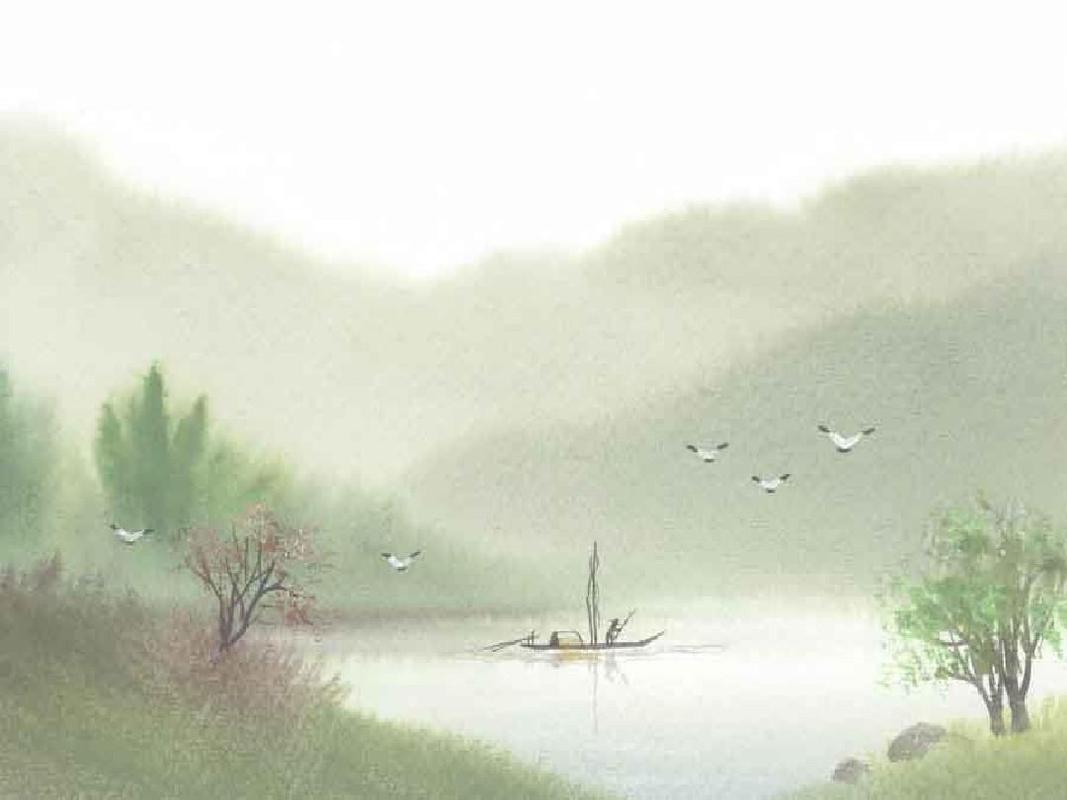 古诗ppt背景图片