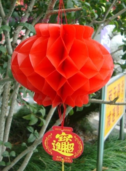 节日庆典 喜庆灯笼 店面装饰灯笼 大红新房装饰 折叠灯笼 大号