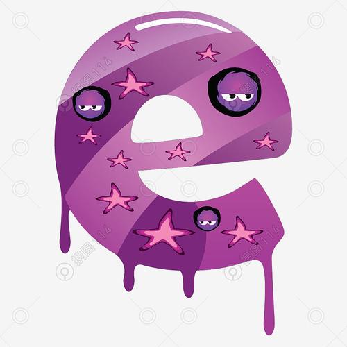手绘字母怪物字母英文字母小写字母拼音字母字母e万圣节节日艺术字体