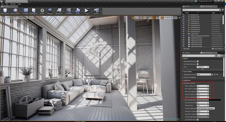ue4室内渲染02