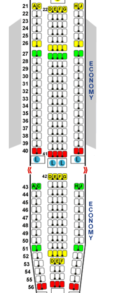 急求东航mu587座位示意图