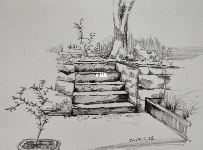 黄山速写风景写生07_风景_文化_绘画