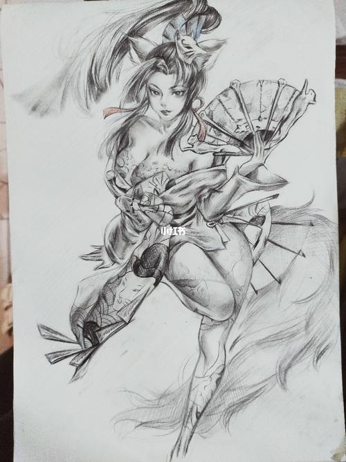 不知火舞魅语_临摹_文化_绘画