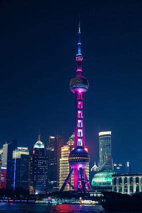 地标建筑上海东方明珠塔图片_卡通手绘_编号11750287