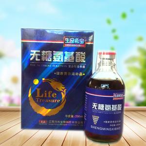 无糖氨基酸口服液 中老年黄精枸杞子茯苓成年滋补品营养液250ml
