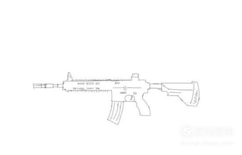 绝地求生m416怎么画