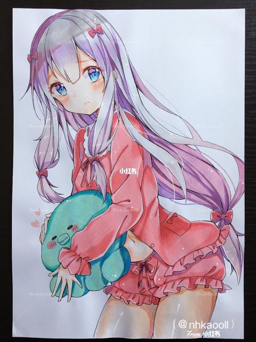 和泉纱雾马克笔手绘_手绘_马克笔_文化_绘画