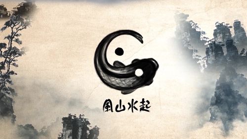 中国风水文化水墨动画_1920x1080_高清视频素材下载