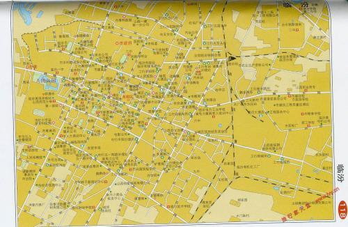 最新临汾市市区地图
