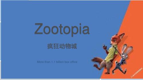 疯狂动物城zootopia英文课件.ppt