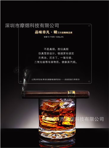 雪茄礼盒电子烟戒烟产品国家专利电子戒烟正品套装超大雾烟可充电