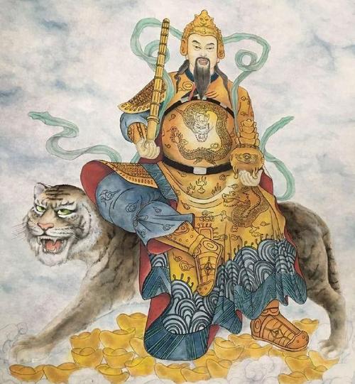 原创古代两大财神的传说起源正财神赵公明文财神范蠡