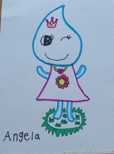 "水精灵"自画像