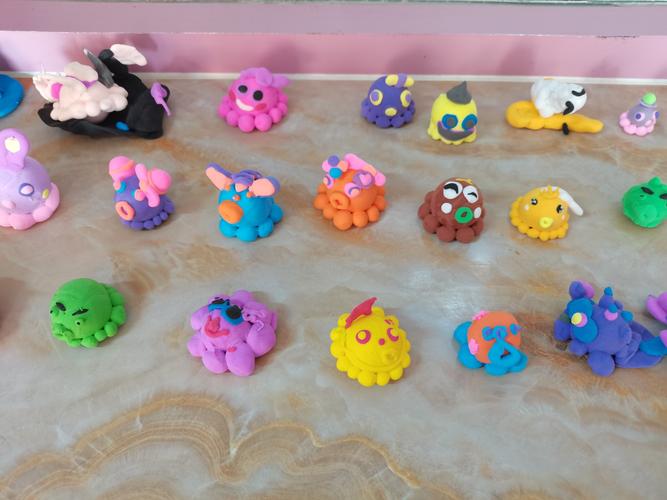 大班超轻粘土手工作品展