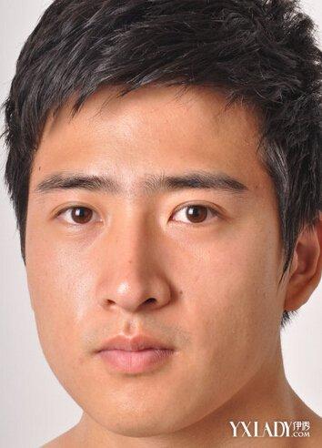 【图】魅力男生纹一字眉毛图片 教你如何画眉