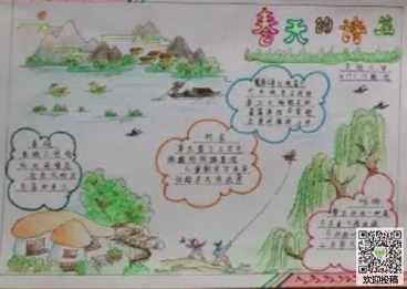 二年级风来了吗手抄报 二年级手抄报