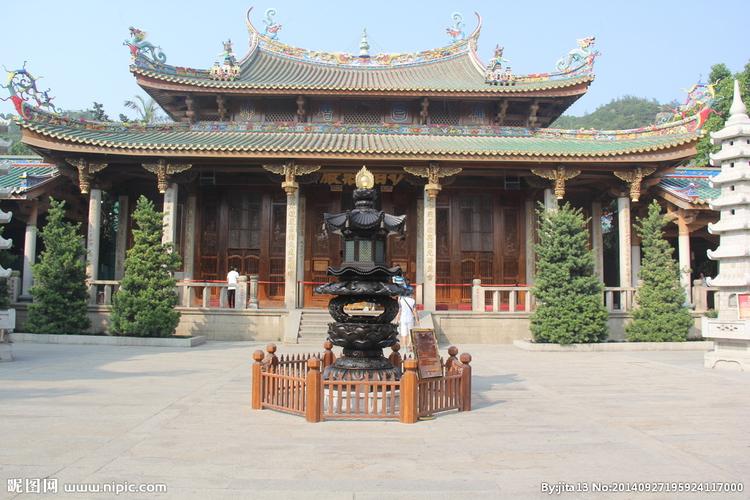 寺庙正面图片