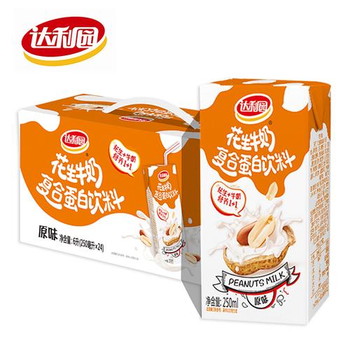 花生牛奶达利园上班族整箱手工高颜值饮料时光正品含乳饮料
