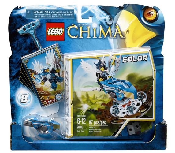 lego 乐高 chima 气功传奇系列 冲向鸟巢 70105