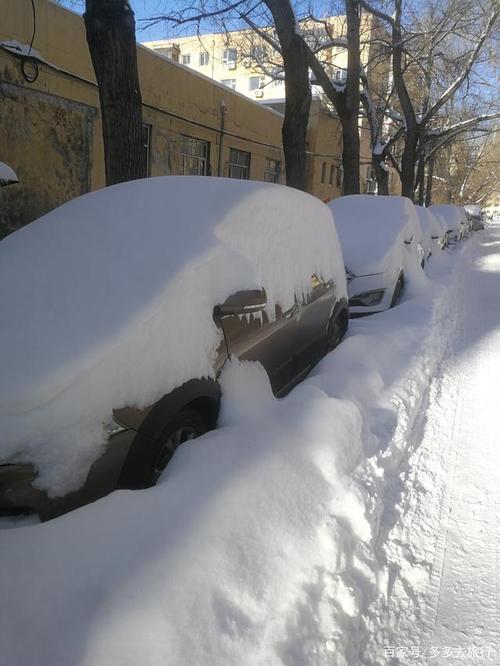 哈尔滨,暴风雪中