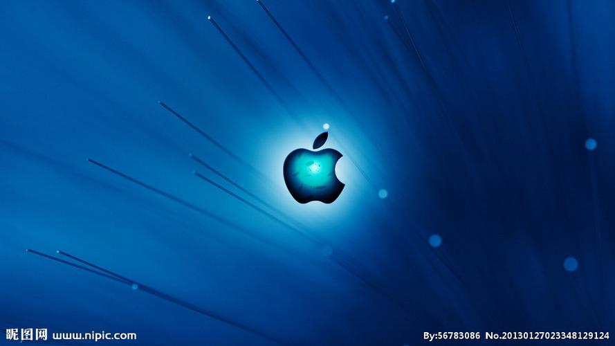 苹果logo电脑壁纸设计图__企业logo标志_标志图标__昵