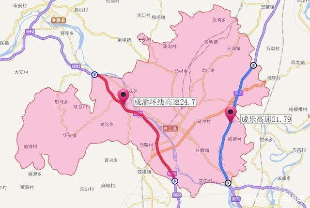 2020年乐山市各区县高速路长度排名,有五个地方还没开通高速公路