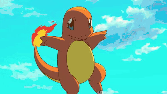 《宝可梦:红/绿》的宝可梦「小火龙」,我们的"秃头"小可爱