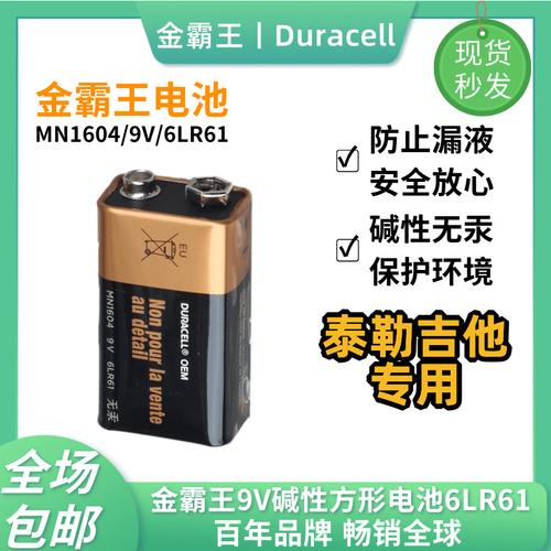金霸王9v电池