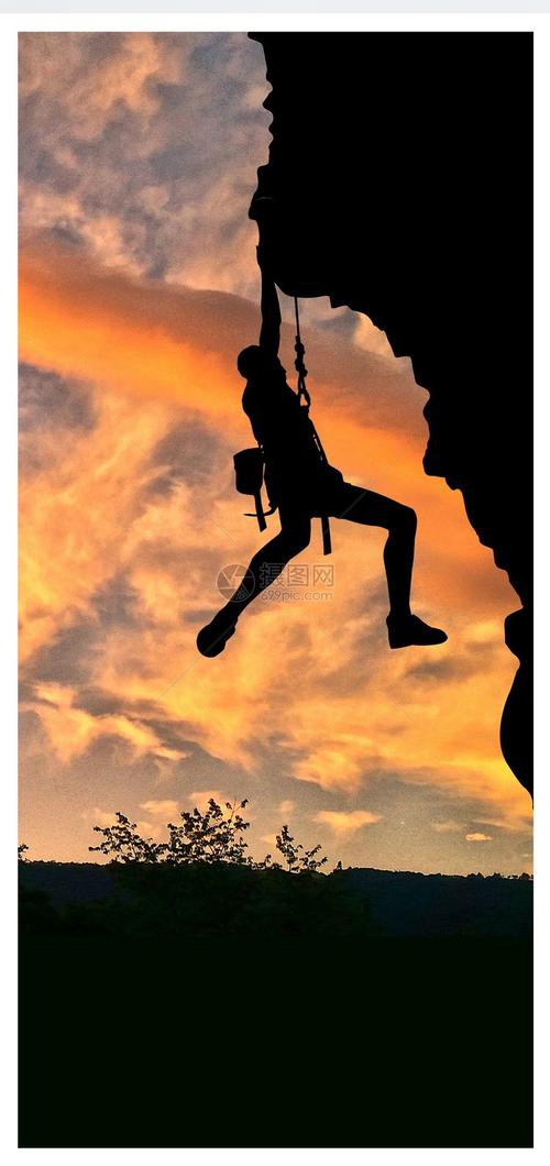 攀岩运动手机壁纸