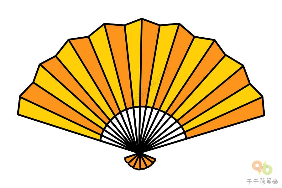 扇子简笔画怎么画