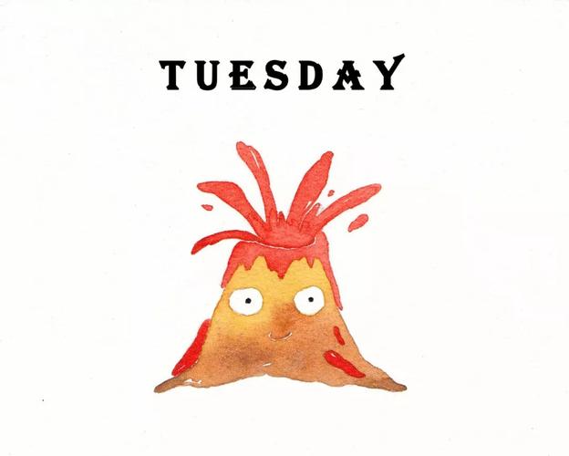 英语频道 | the small volcano(星期二爆发的小火山)