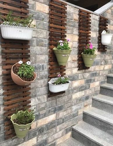 [阿文商行啊] 实木制墙面装饰壁挂花架户外木网格爬藤架庭院碳化防腐