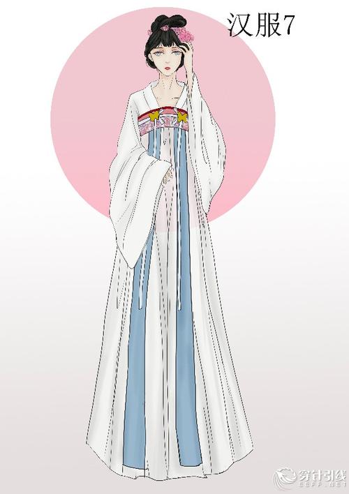 汉服-服装画/服装设计手稿 - 穿针引线服装论坛