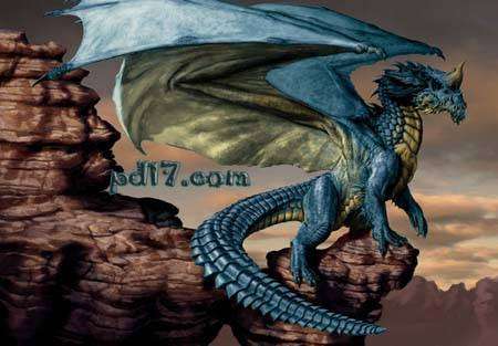 盘点西方龙中的五色龙红龙白龙绿龙蓝