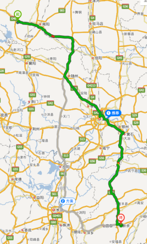 3公里 靠左前方行驶,进入沪昆高速公路,行驶12.