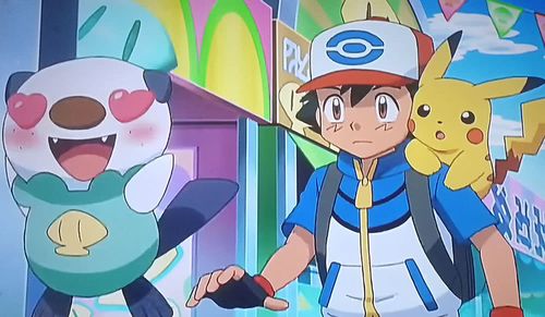 神奇宝贝,小智,花痴,玛力露丽,小锯鳄,水水獭