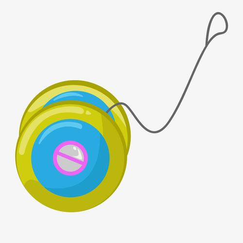 卡通溜溜球矢量图下载