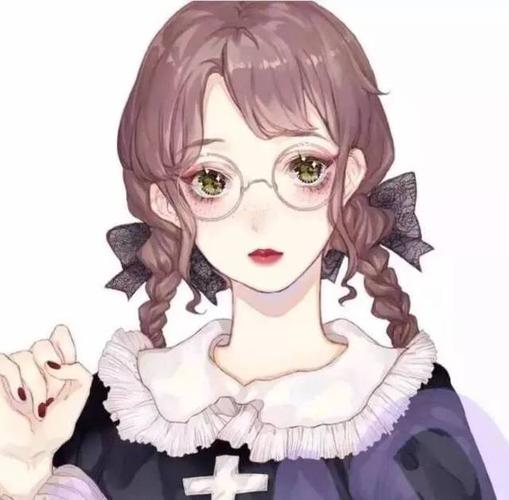 手绘动漫女生头像