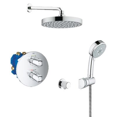 德国高仪龙头grohe27541墙出水暗装恒温淋浴按摩花洒套装35500000