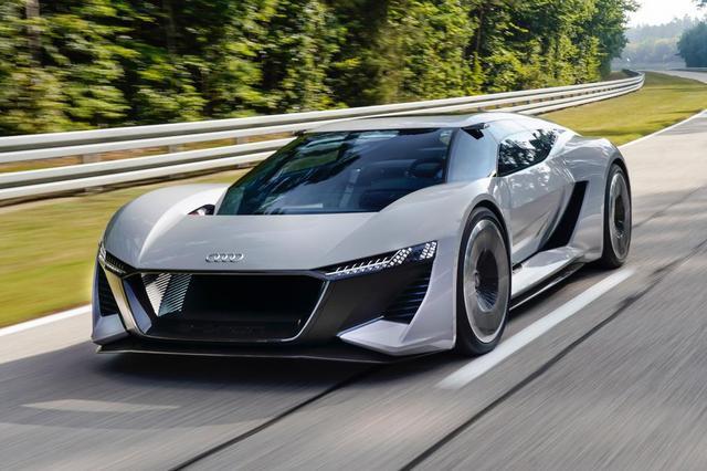 奥迪pb18电动超级跑车,有望投入生产,或将是速度最快的电动车